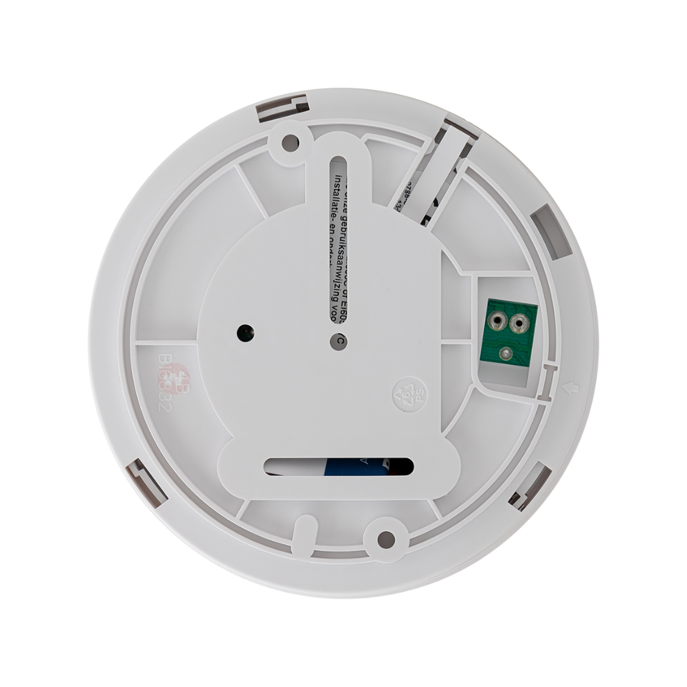 EI650 EI Electronics Rookmelder 10 jaar lithium accu achteraanzicht