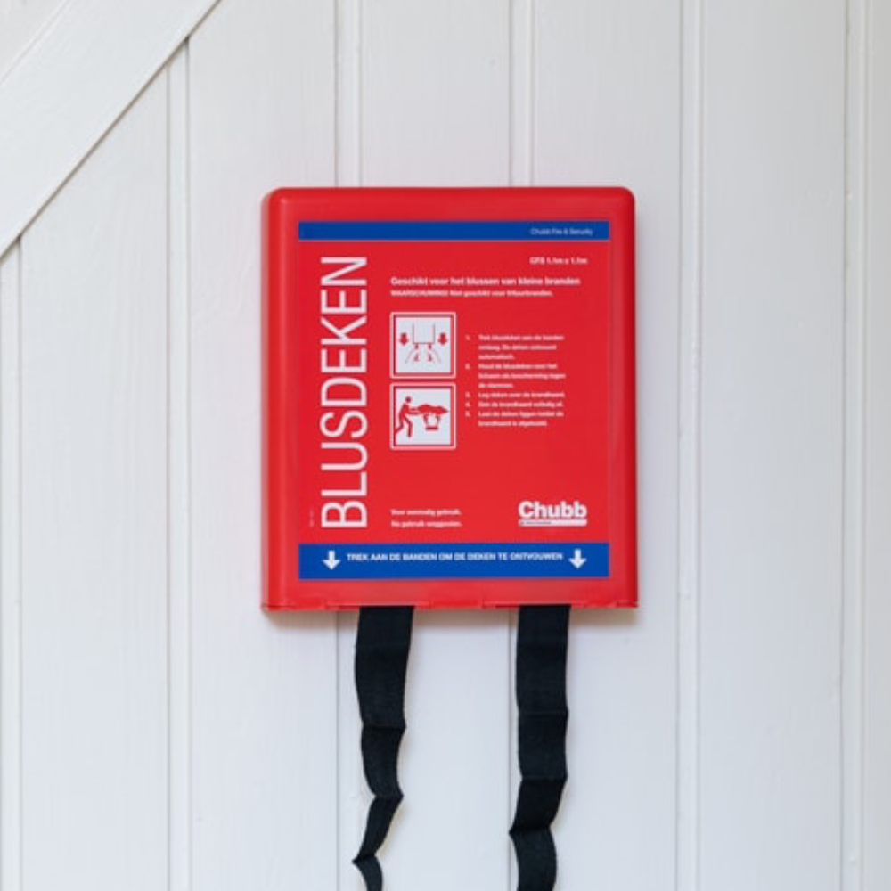 Blusdeken 120 x 180cm Chubb gemonteerd