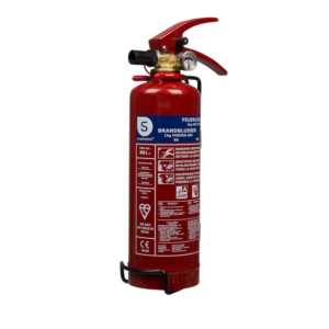 Smartwares BB1 poederblusser 1 kilo voor brandklasse A, B en C. Handige en lichte brandblusser die snel inzetbaar is bij beginnende branden in woning, auto, boot of caravan. Betrouwbare oplossing voor extra brandveiligheid.