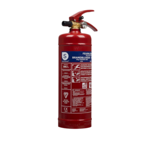 Smartwares BB2 poederblusser 2 kilo voor brandklasse A, B en C. Compacte en krachtige brandblusser, direct inzetbaar bij beginnende branden in huis, auto, boot of caravan. Betrouwbare brandveiligheid voor particulieren en bedrijven.