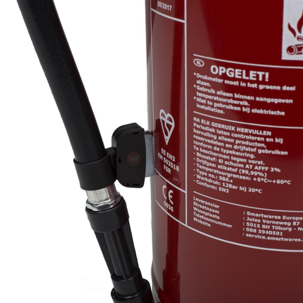 FEX-15230 Smartwares 3 liter schuim Brandblusser slang