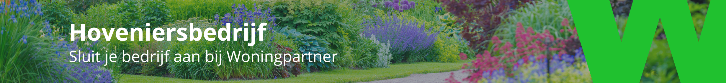 Hoveniersbedrijf aansluiten bij Woningpartner