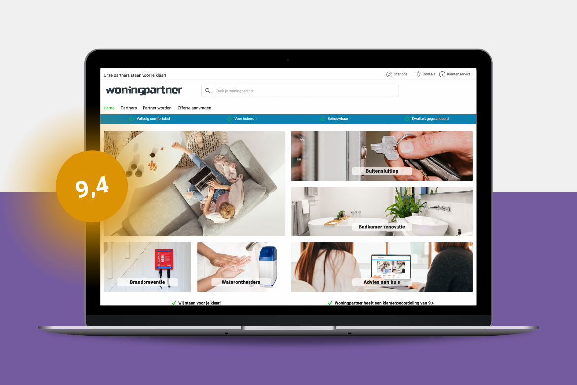 Review woningpartner via Google