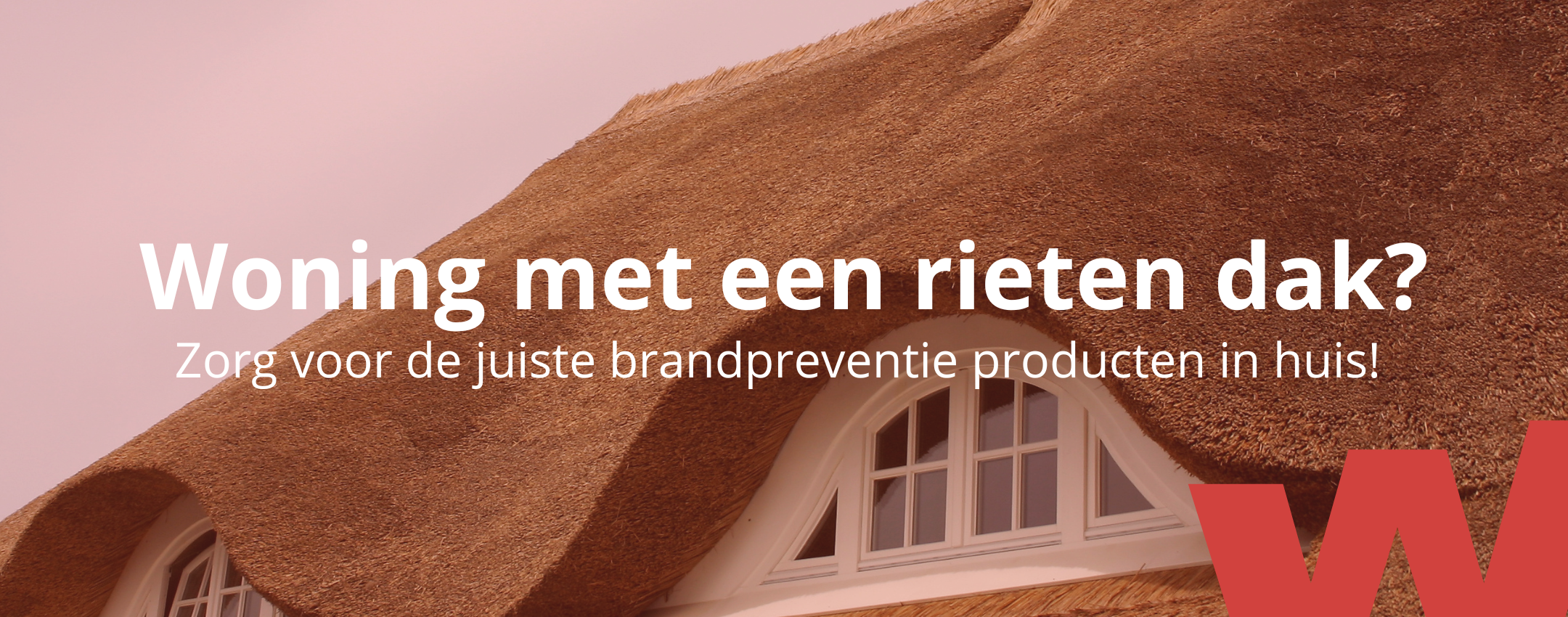 Woning met een rieten dak