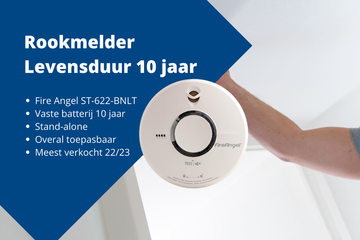 Rookmelder Levensduur 10 jaar meest verkocht BNLT