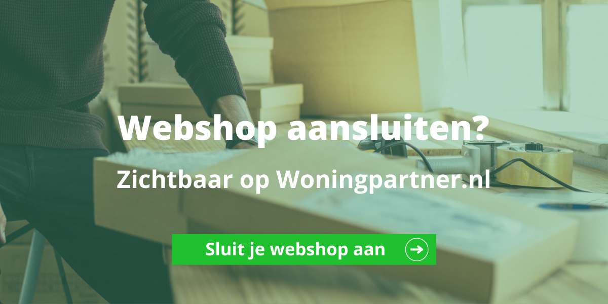Webshop aansluiten op pagina Woningpartner