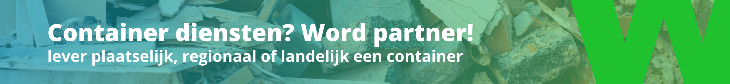 Container diensten Word partner!.