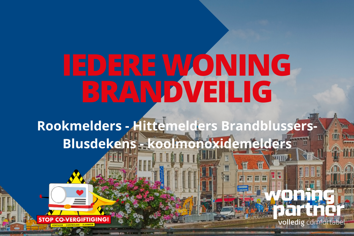 Iedere woning brandveilig. Bestellen bij de brandpreventie specialist