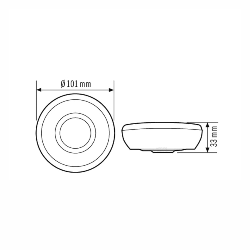 MD 360/8 Basic Easylux bewegingssensor plafondbewegingsmelder | 3-pack - Afbeelding 2