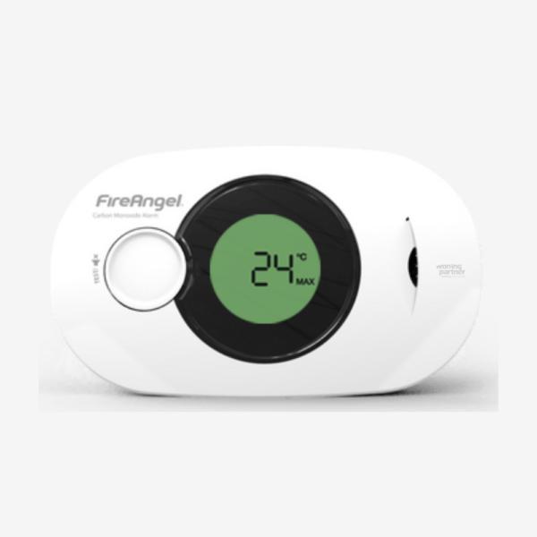 FireAngel FA3322-EU10 koolmonoxidemelder met 10 jaar batterij en display met ventilatieadvies conform NEN-50291