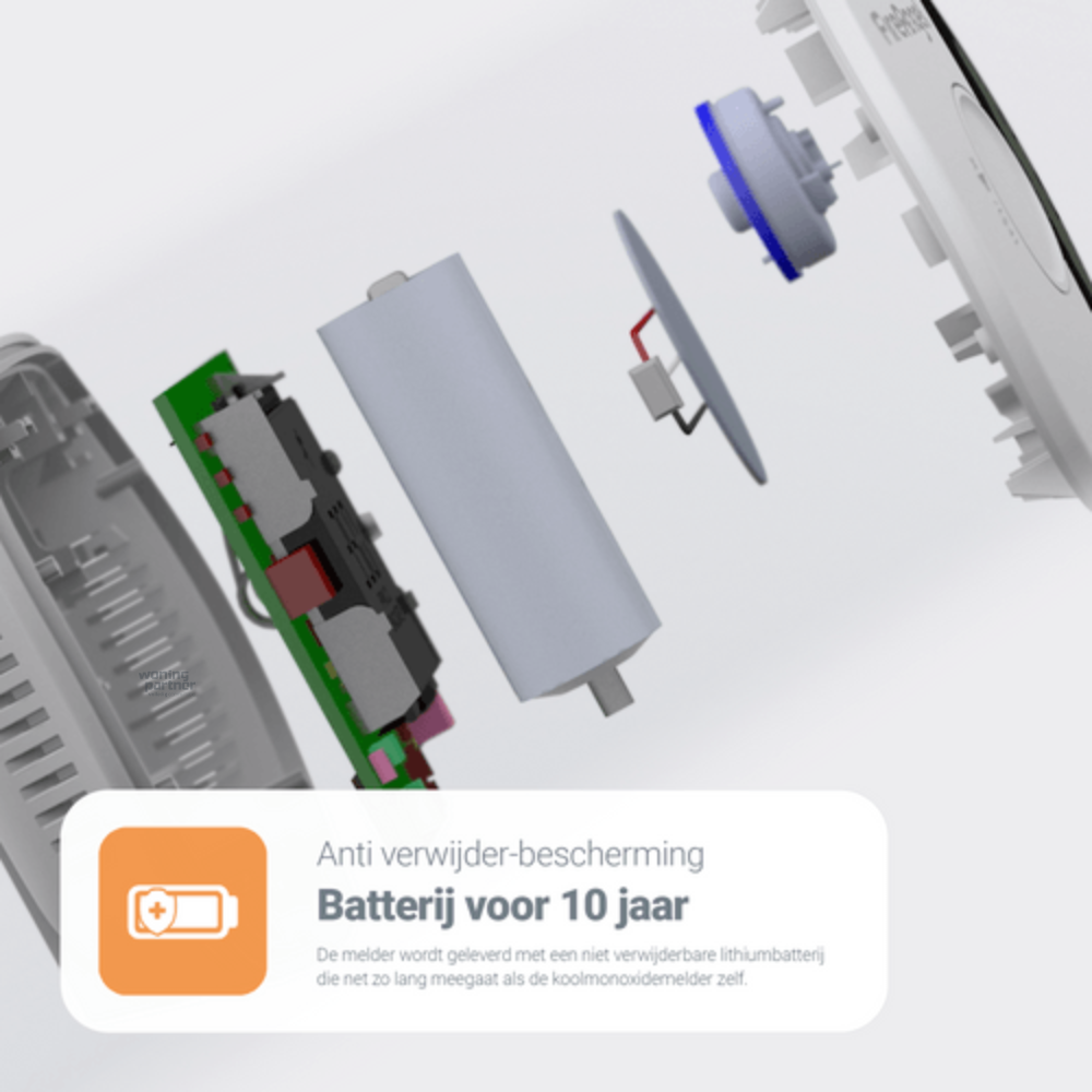 FireAngel FA3322-EU10 koolmonoxidemelder met display - Afbeelding 11