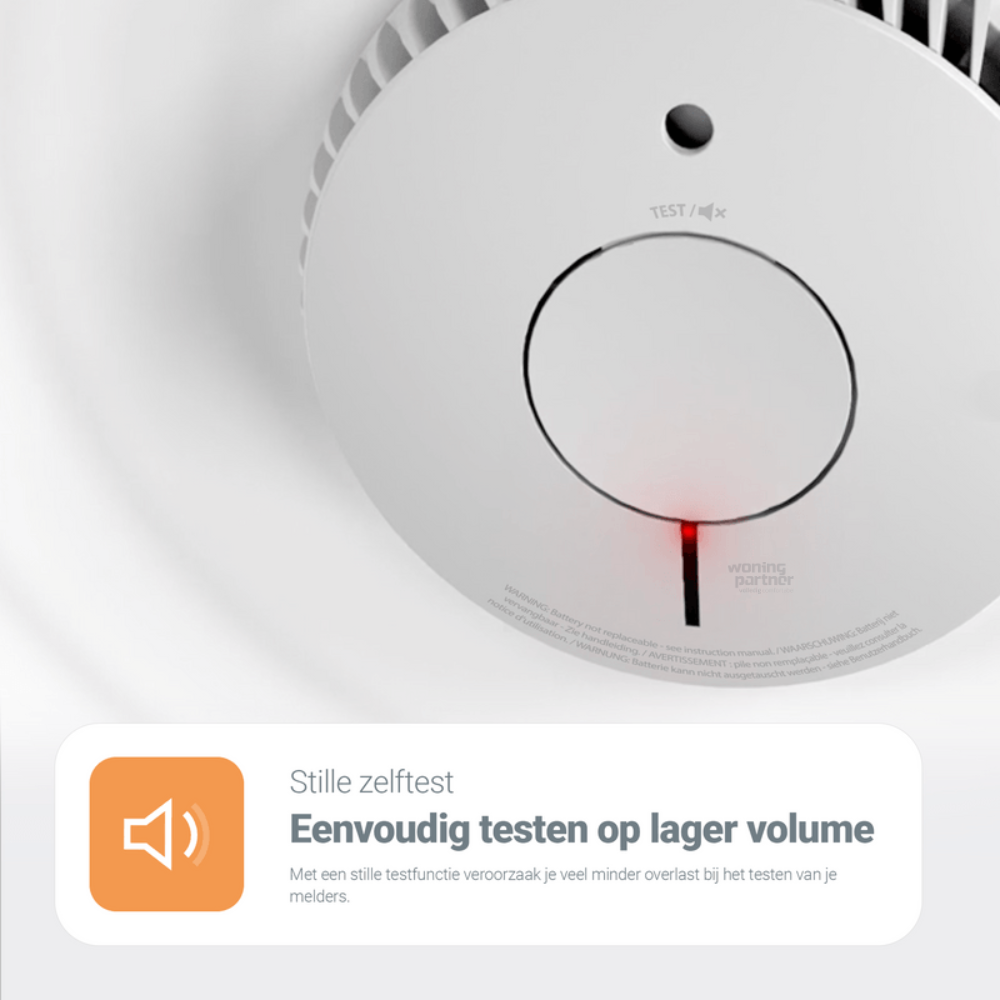 FA6120-INT FireAngel Unieke stille testfunctie. FireAngel FA6120-INT optische rookmelder | met zachte testfunctie - Afbeelding 4