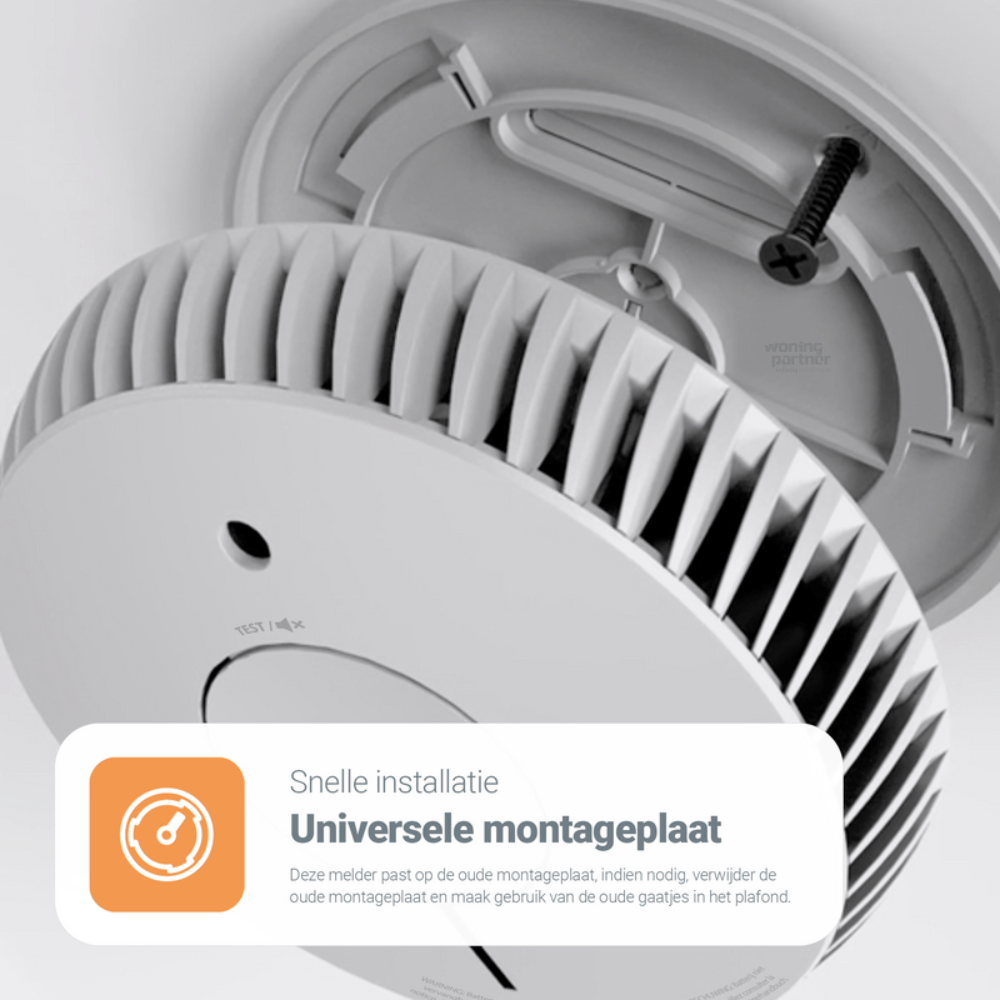FA6120-INT FireAngel montagewijze. FireAngel FA6120-INT optische rookmelder | met zachte testfunctie - Afbeelding 8
