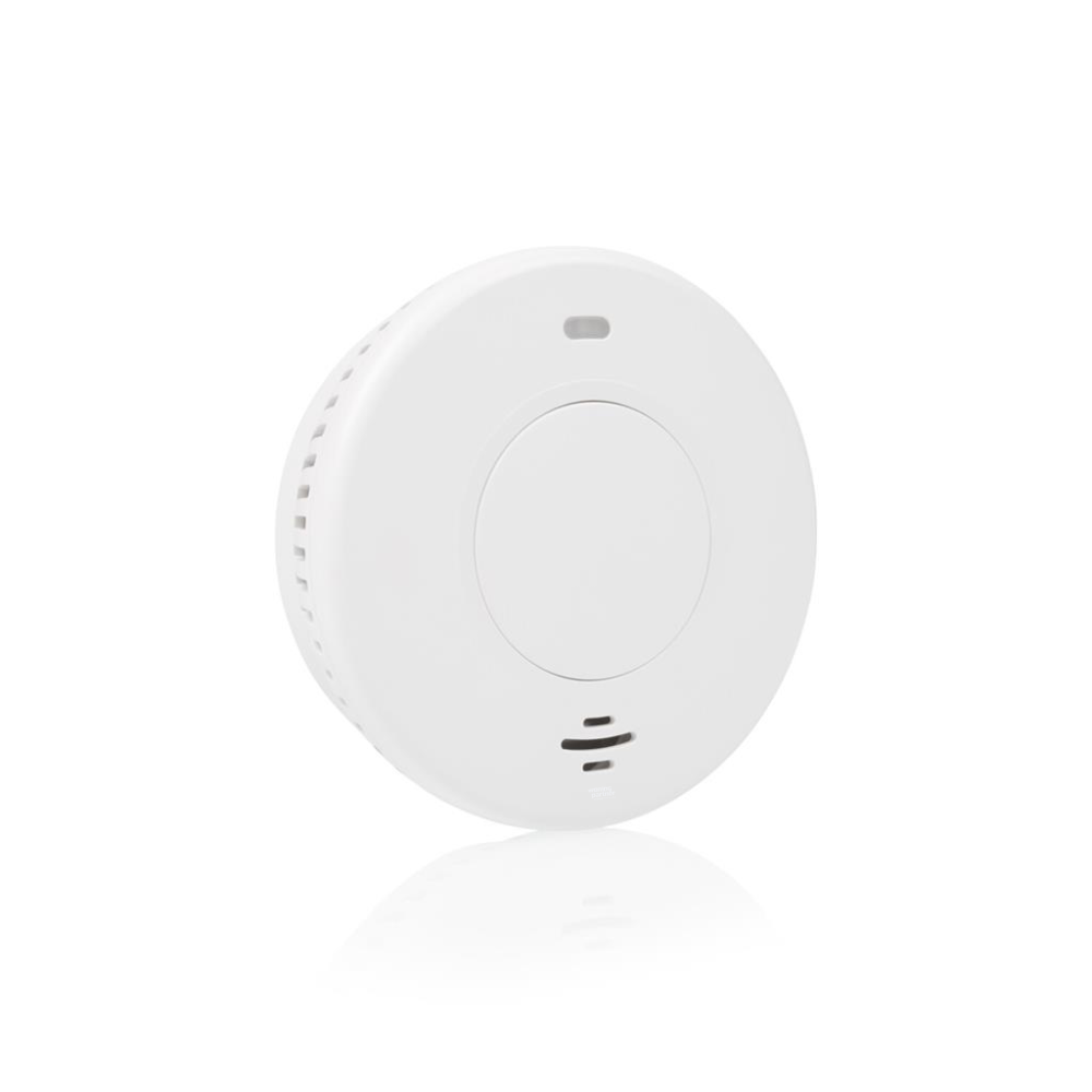 Smartwares FSM 17001 rookmelder draadloos koppelbaar RF 10 jaar batterij hoofdafbeelding Smartwares FSM 17001 rookmelder koppelbaar 10 jaar batterij zijaanzicht