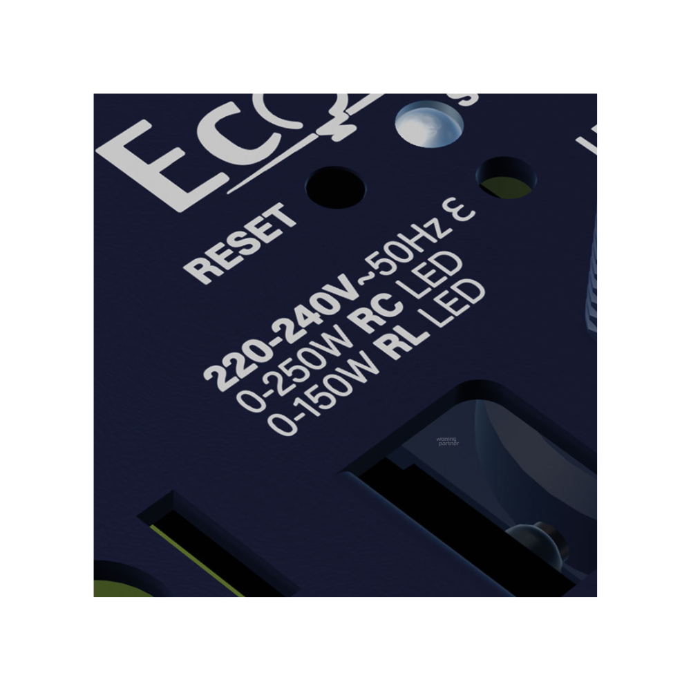 EcoDim.07 Z-Wave LED-dimmer  druk/draai 0-250W (RLC) - Afbeelding 8