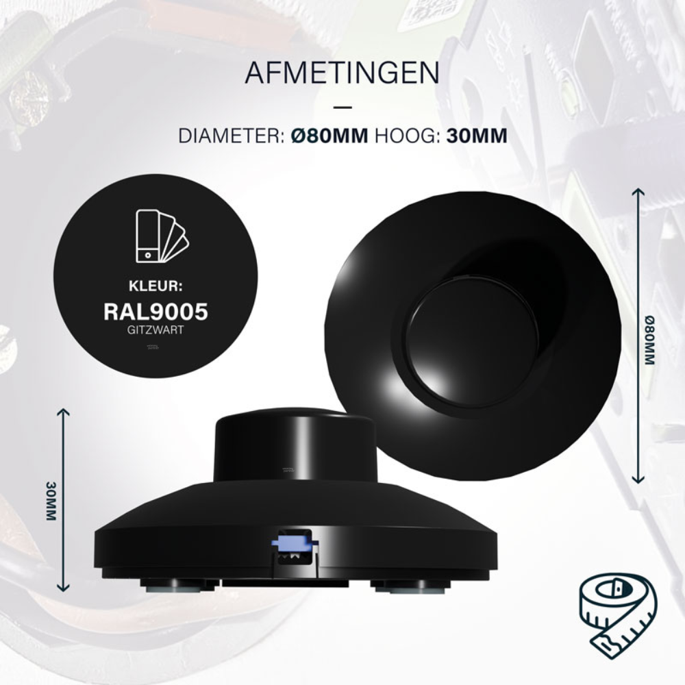 EcoDim.09 (B) LED vloerdimmer | 0-50W | zwart - Afbeelding 6