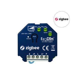 EcoDim.10 Zigbee LED dimmer module 250 watt slimme inbouwdimmer geschikt voor LED verlichting.