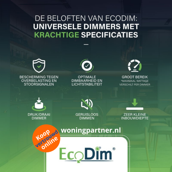 EcoDim.11 Multicontrol LED-dimmer universeel 0-250W (RC) - Afbeelding 10