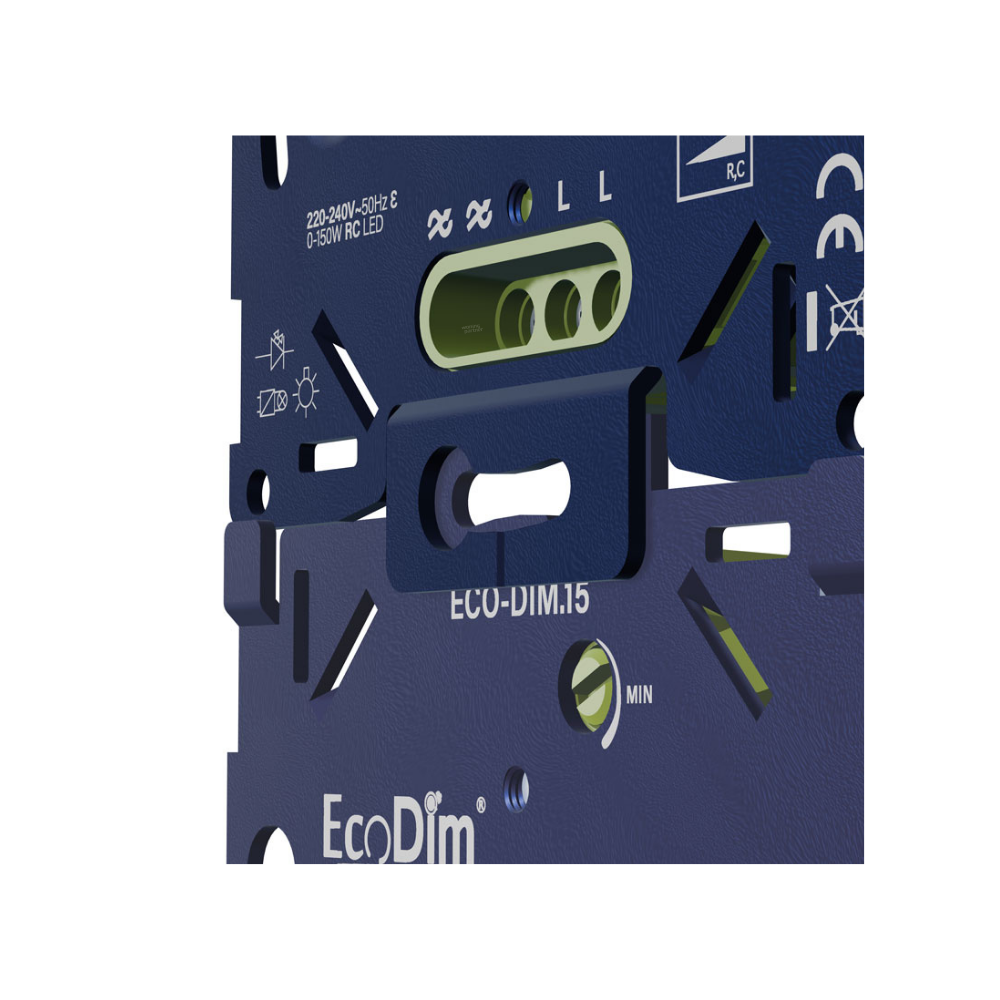 EcoDim.15 Led dimmer universeel_detail EcoDim.15 aansluitingen