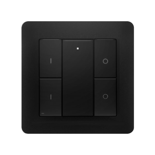 ED-10013 Draadloze schakelaar Zigbee 2 groepen zwart