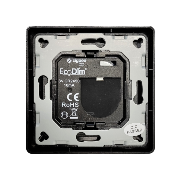 ED-10013 Draadloze schakelaar Zigbee 2 groepen zwart - Afbeelding 2