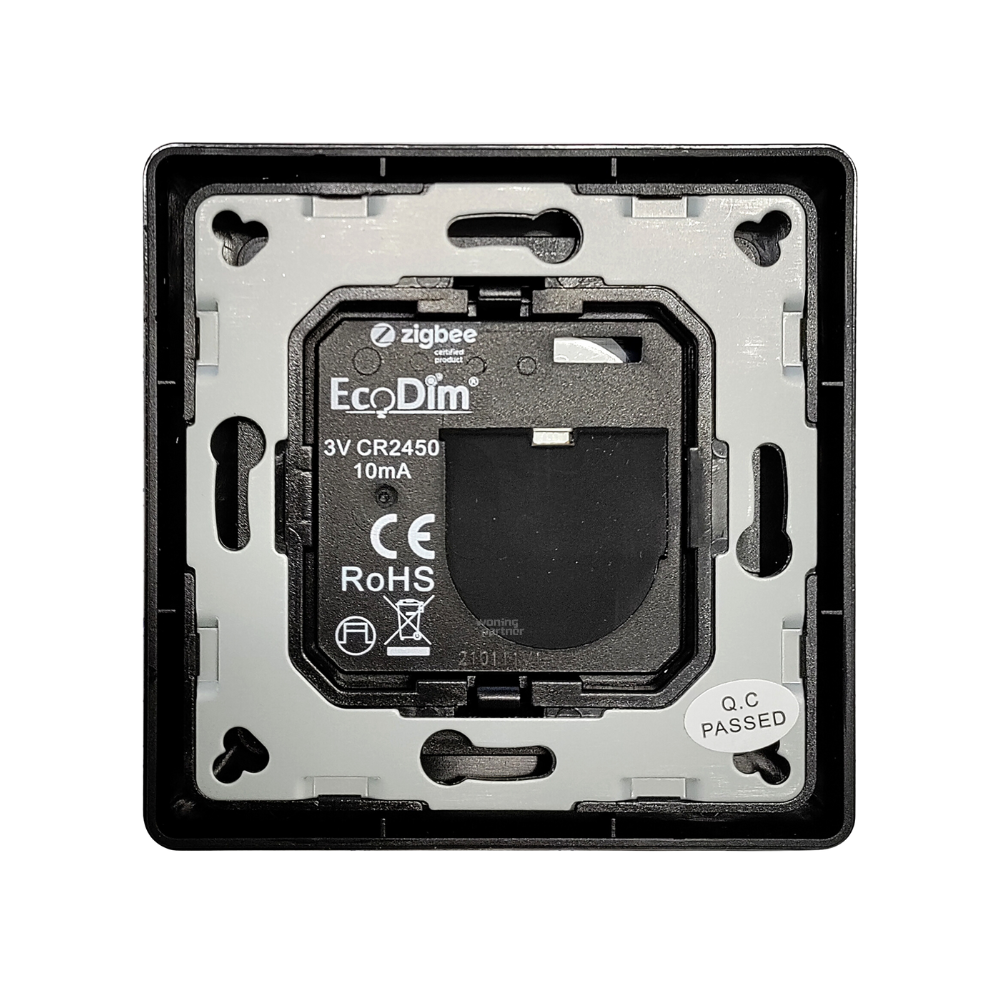 ED-10013 Draadloze schakelaar Zigbee 2 groepen zwart - Afbeelding 2