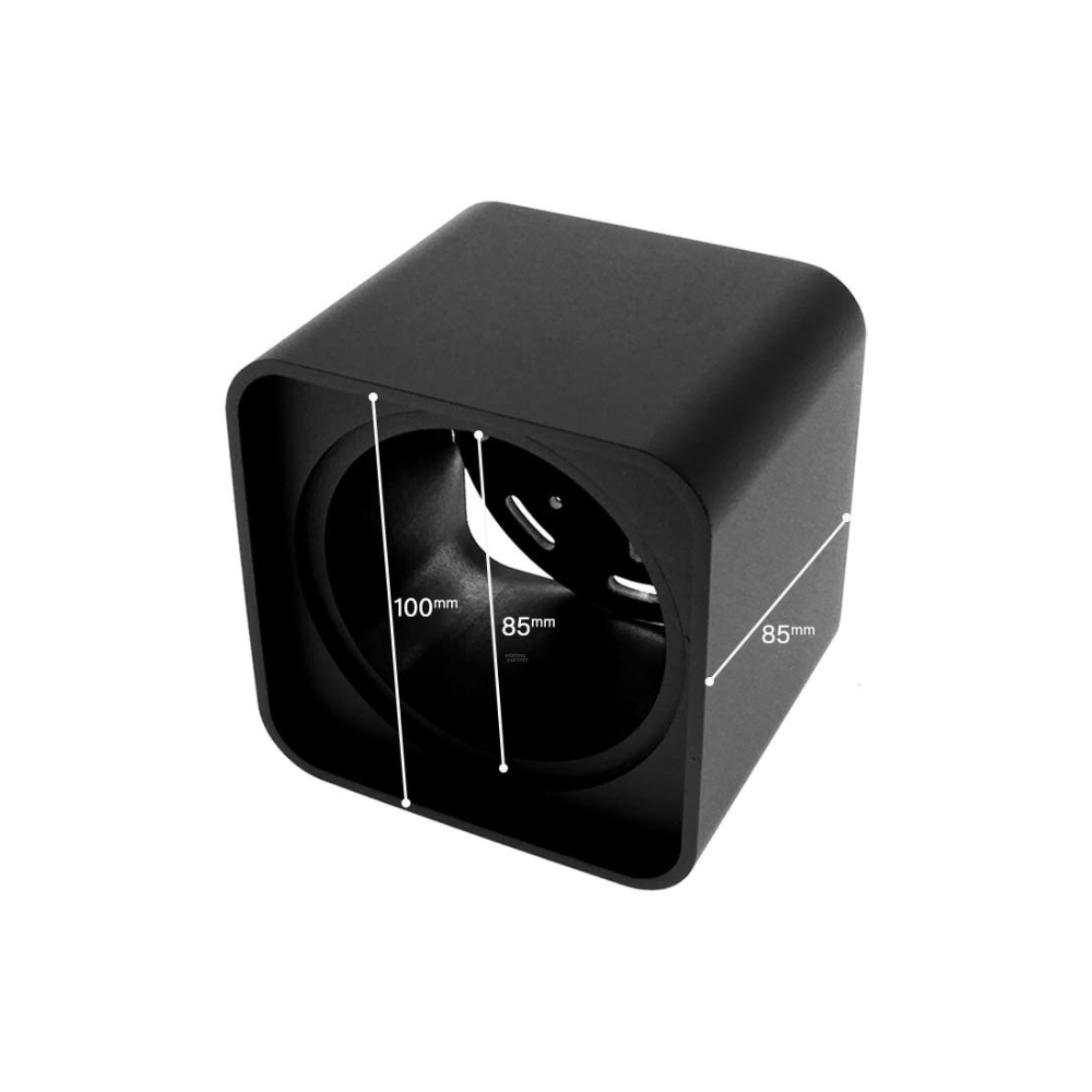 EcoDim ED-10039 Opbouwspot armatuur vierkant zwart - Afbeelding 2