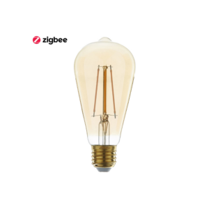 EcoDim ED-10041 Zigbee led filament lamp dimbaar E27, edison ST64, flame 2200K
