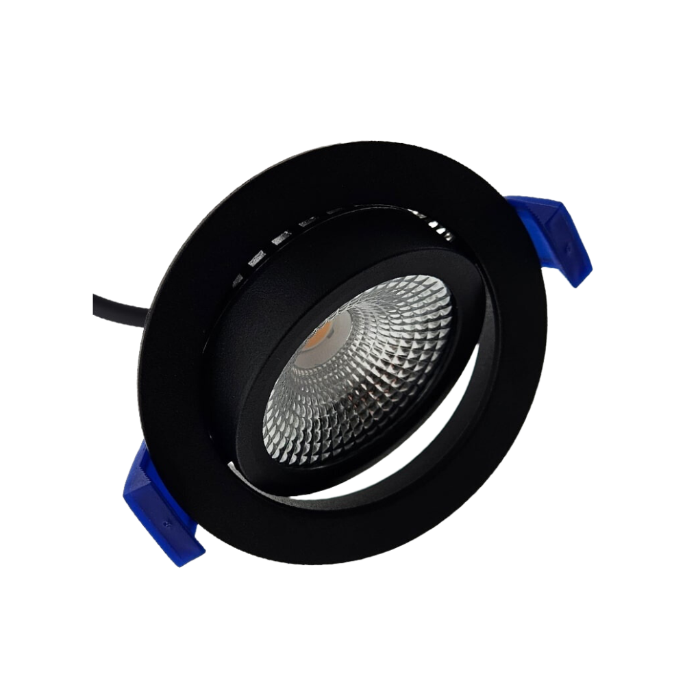 ED-10082 Led inbouwspot kleine inbouwdiepte IP54 2700K/3000K/4000K rond, zwart, 75mm - Afbeelding 5