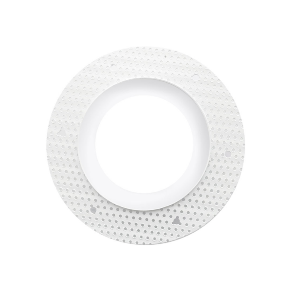 EcoDim ED-10083 Stuc spot frame, wit, rond - Afbeelding 4