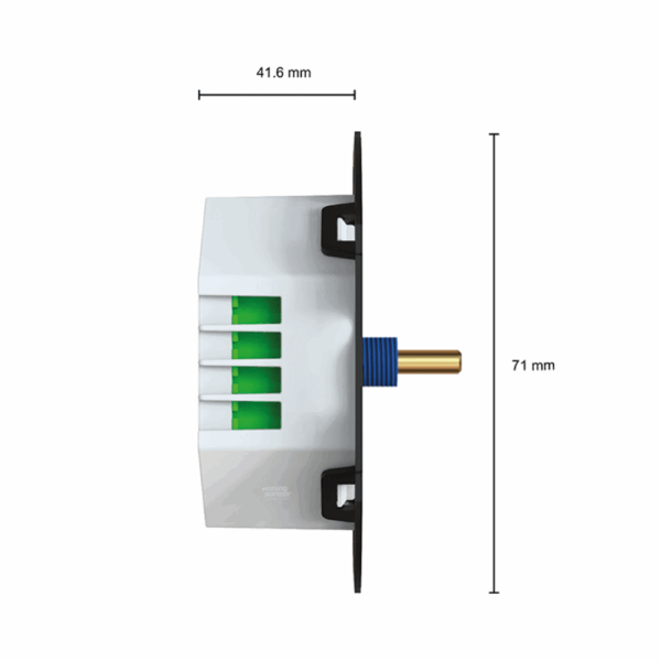 LED-dimmer universeel LEDMAT LD08 | 0.3-500W | Fase af- en aansnijding - Afbeelding 2