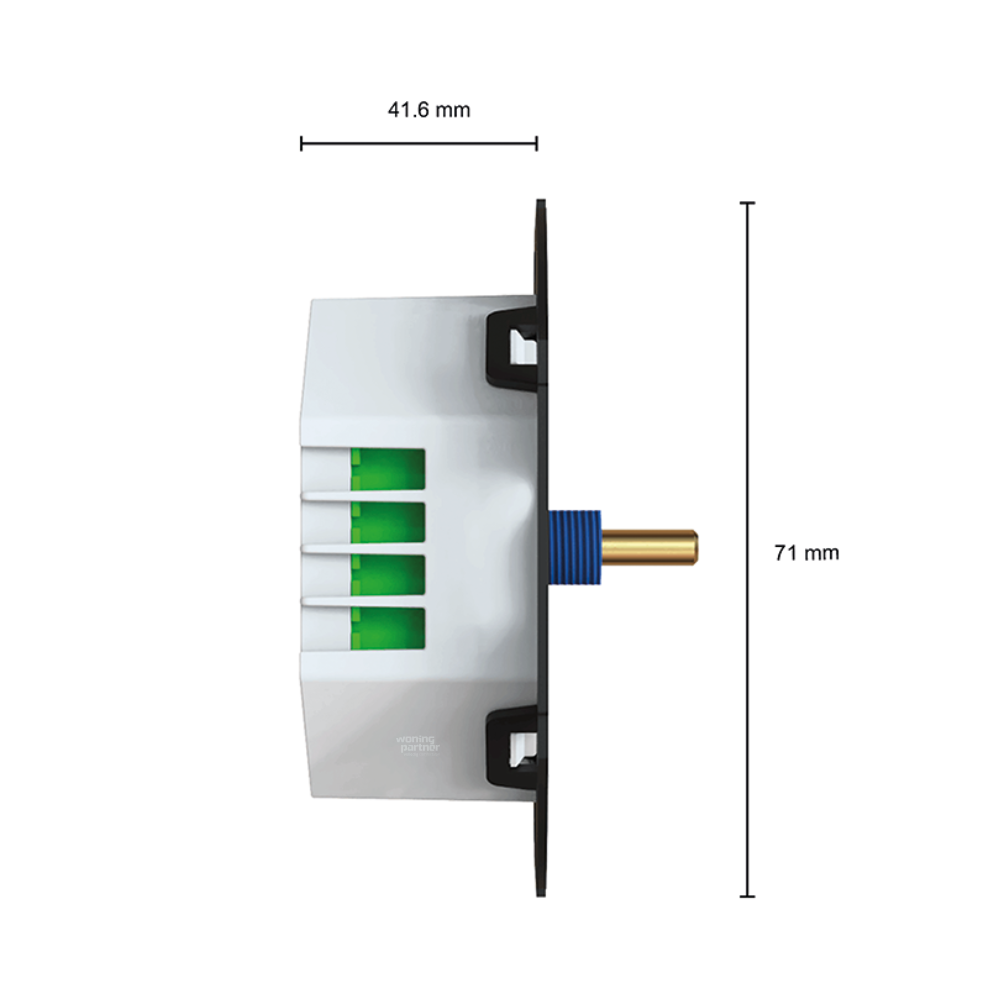 LED-dimmer universeel LEDMAT LD08 | 0.3-500W | Fase af- en aansnijding - Afbeelding 2