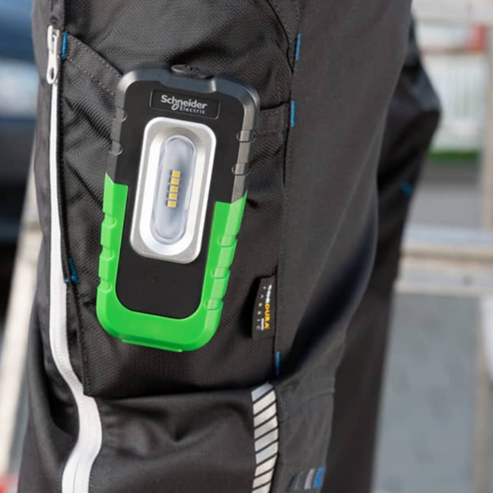 Schneider Oplaadbare LED zaklamp met accu - 2W - Handlamp - Thorsman - Afbeelding 6