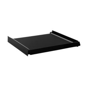 Nedco combirand aluminium met werkblad luxe zwart | 603.007.01