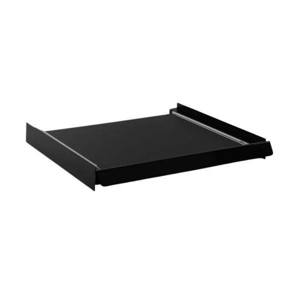 Nedco combirand aluminium met werkblad luxe zwart | 603.007.01