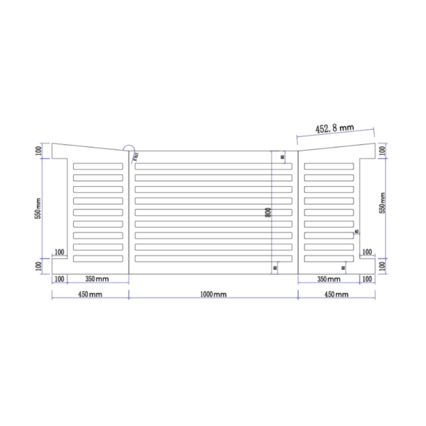 Nedco airco omkasting alles-in-1 model universeel | klein | wit - Afbeelding 3