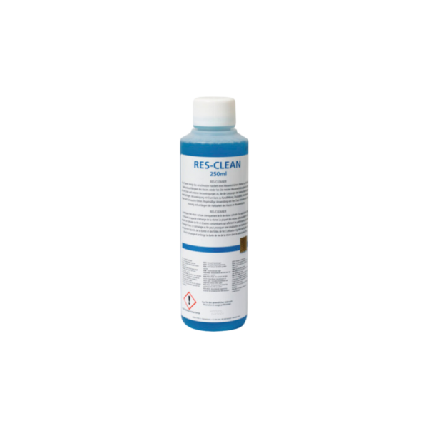 Waterontharder harsreiniger fles 250ml voor uitvoering jaarlijks onderhoud.