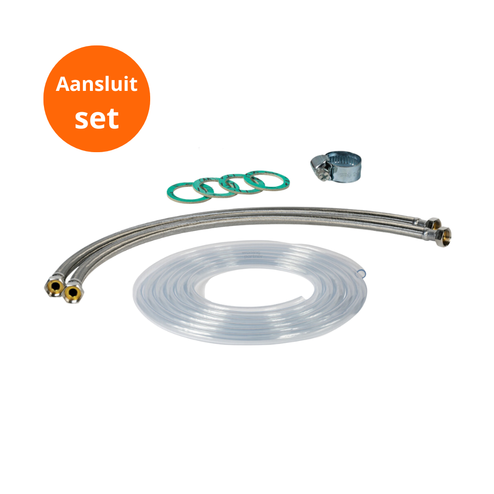 Aansluitset_Aqmos modellen Aansluitset voor alle Aqmos waterontharders.