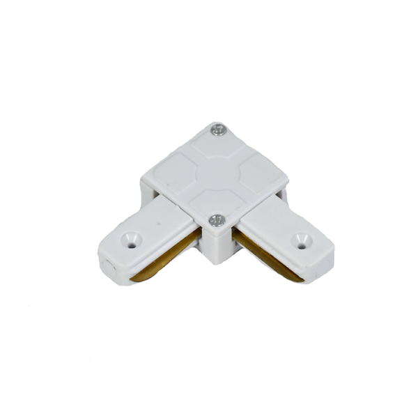 1-fase rail L-vorm connector LEDMAT | wit