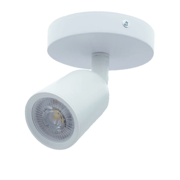 Plafondarmatuur Locaste | 1x GU10 fitting | rond design | wit
