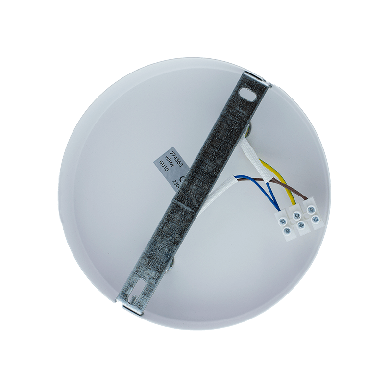 Plafondarmatuur Locaste | 1x GU10 fitting | Rond design | Wit - Afbeelding 5