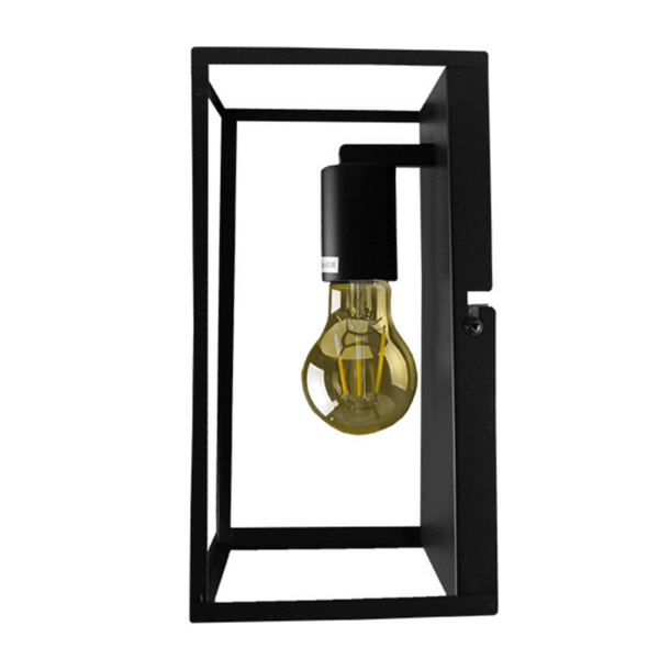 led wandlamp zwart 4 watt