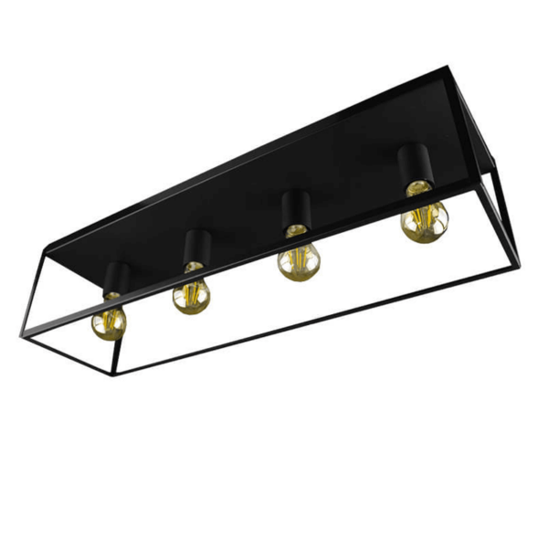 Plafondlamp LEDUXA Square | 16 watt | mat zwart - Afbeelding 3