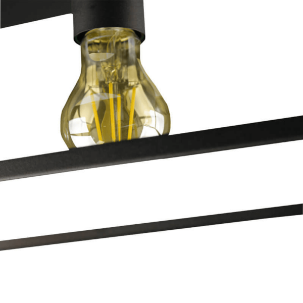 Plafondlamp LEDUXA Square | 16 watt | mat zwart - Afbeelding 5