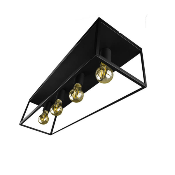 Plafondlamp LEDUXA Square | 16 watt | mat zwart - Afbeelding 4
