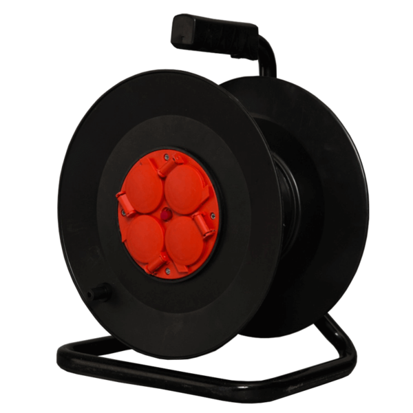 Kabelhaspel 50 meter LEDMAT | met 4 stopcontacten