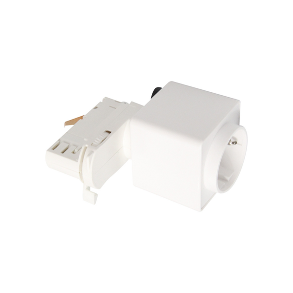 3-fase stopcontact LEDMAT | voor 3-fase railsysteem | wit - Afbeelding 2