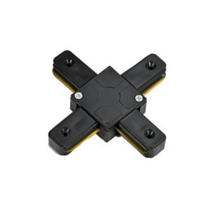 1 fase rail x vorm connector zwart