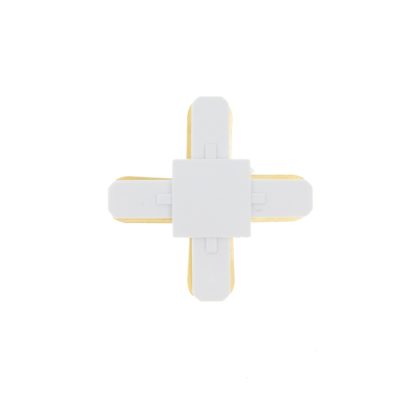 7 1-fase-rail X-vorm connector LEDMAT | wit - Afbeelding 2