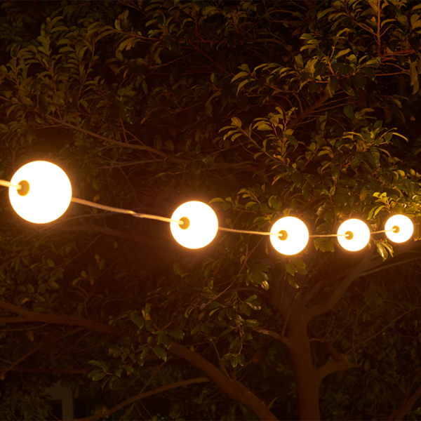 buiten lichtsnoer bollen buiten 5.5m